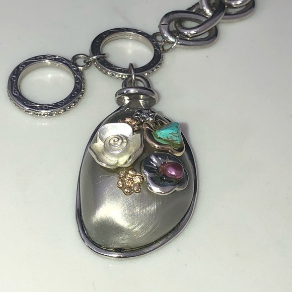 Vintage bracelet with natural stones - Picture 3 of 6